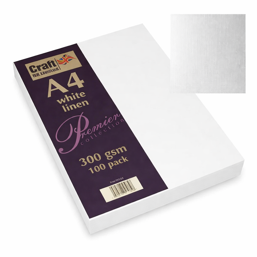 A4 Linen Card